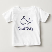 T-shirt "de bébé de plage"