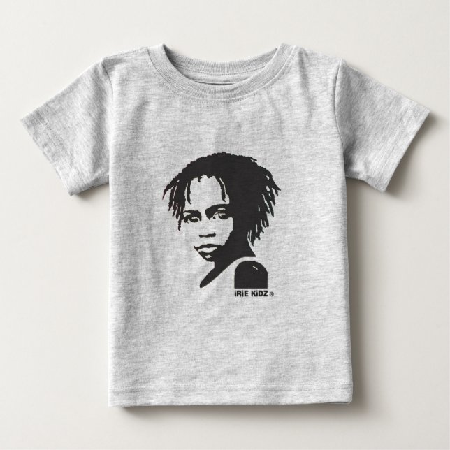 T-shirt Pour Bébé T-shirt de bébé d'enfant d'IRIE KIDZ® "Rasta" (Devant)