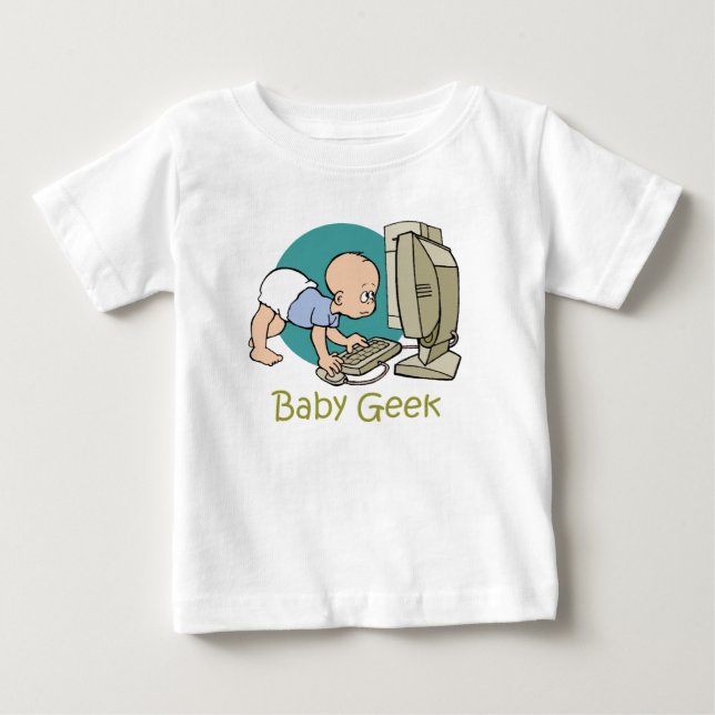 T-shirt Pour Bébé T-shirt de geek de bébé (Devant)