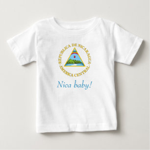 T-shirt Pour Bébé T-shirt de Nicaragua de bébé