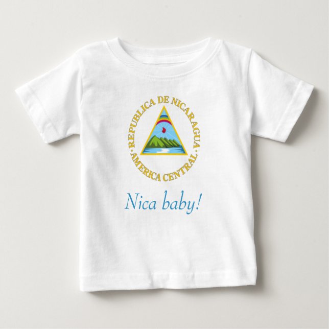 T-shirt Pour Bébé T-shirt de Nicaragua de bébé (Devant)