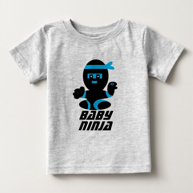 T-shirt Pour Bébé T-shirt de Ninja de bébé (Devant)