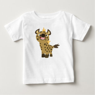 T-shirt Pour Bébé T-shirt de sourire mignon de bébé d'hyène de ba