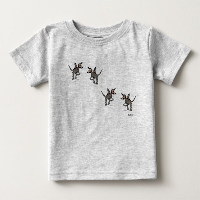 T-shirt Pour Bébé T-shirt Dinosaur bébé (Devant)