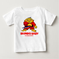T-shirt drôle de bébé de Bushido