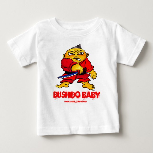 T-shirt Pour Bébé T-shirt drôle de bébé de Bushido (Devant)