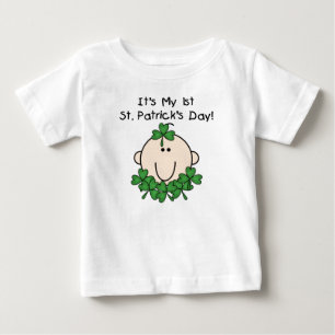 T-shirt Pour Bébé T-shirt du jour de ęr St Patrick de bébé de