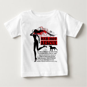 T-shirt Pour Bébé T-shirt d'un rouge ardent de bébé de délivrance
