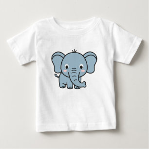T-shirt Pour Bébé T-shirt éléphant bébé mignon