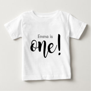 T-shirt Pour Bébé T-shirt fille bébé de 1 an personnalisable