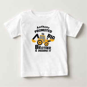 T-shirt Pour Bébé T-shirt Jersey Promu Grand Frère Bébé