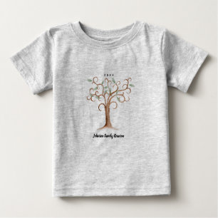 T-shirt Pour Bébé T-Shirt, le jeune marié à l'arbre généalogique