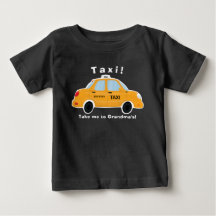 T-shirt mignon de taxi - bébé - enfant en bas âge