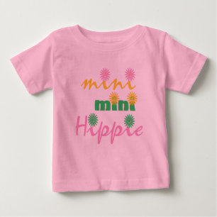 T-shirt Pour Bébé T-Shirt Mini Hippie Bébé Hippie Mini