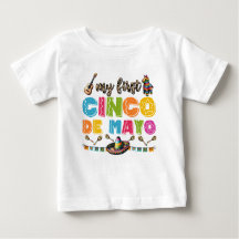 T-Shirt-My First Cinco de Mayo Baby 