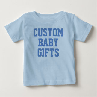 T-shirt Pour Bébé T-shirt personnalisé bleu bébé et bébé