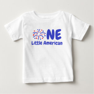 T-shirt Pour Bébé T-shirt petit américain 1er anniversaire bébé