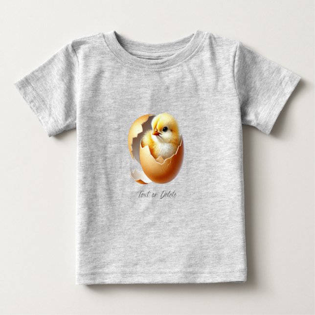 T-shirt Pour Bébé T-shirt petit bébé à éclosion de poussins (Devant)