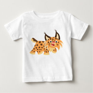 T-shirt Pour Bébé T-shirt plaisant mignon de bébé de chat sauvage 