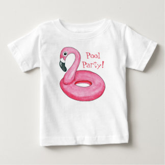 T-shirt Pour Bébé T-shirt rose de bébé de réception au bord de la