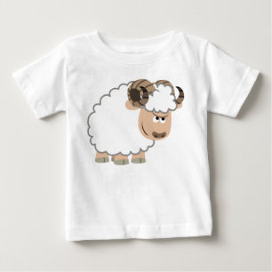 T-shirt Pour Bébé T-shirt sûr mignon de bébé de RAM de bande