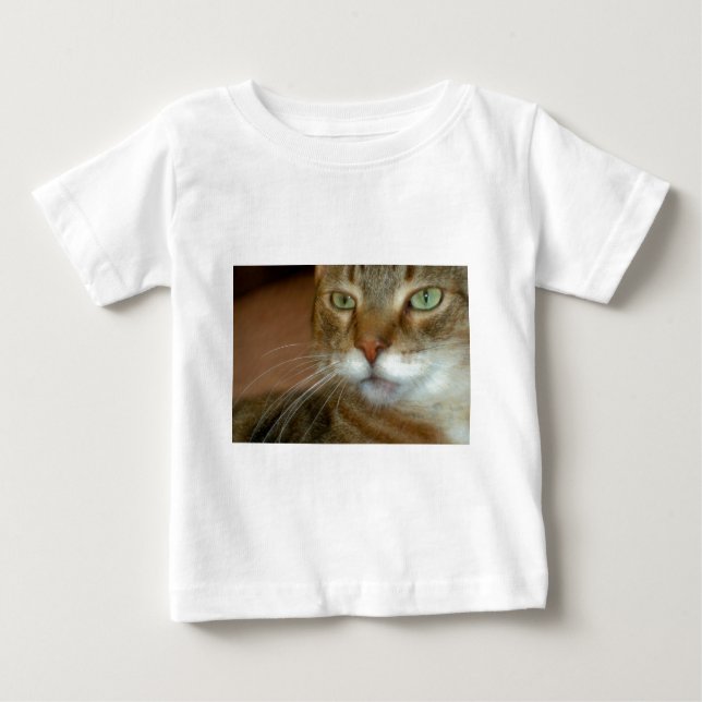 T-shirt Pour Bébé Tabby Cat Love (Devant)