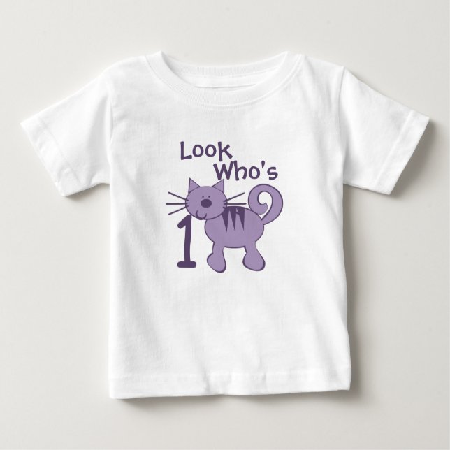 T-shirt Pour Bébé Tabby Toes (Devant)