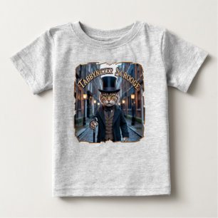 T-shirt Pour Bébé Tabbynezer Scrooge Photographique – Tabby Scrooge