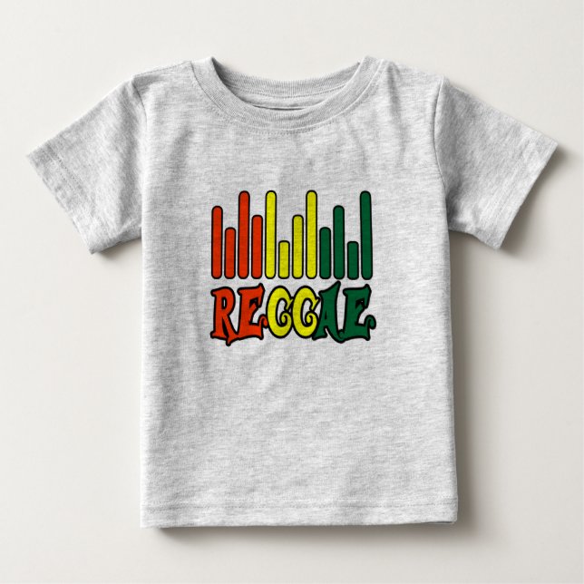 T-shirt Pour Bébé tache graffiti reggae rasta (Devant)