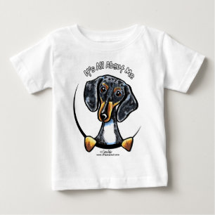 T-shirt Pour Bébé Tachetez le teckel son tout environ je