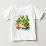 T-shirt Pour Bébé Taco 'about Baby mignonne Nouveau cadeau bébé Fies<br><div class="desc">Très amusant Fiesta taco 'à propos du t-shirt bébé sur le thème de la Fiesta.</div>