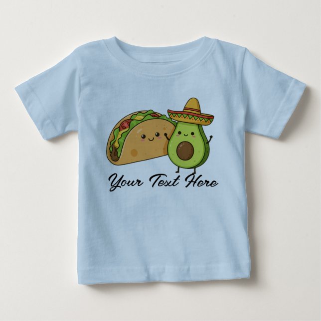 T-shirt Pour Bébé Taco Bout Mignon  (Devant)