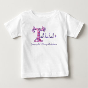 T-shirt Pour Bébé Tahlulah signification du prénom fille & vêtements