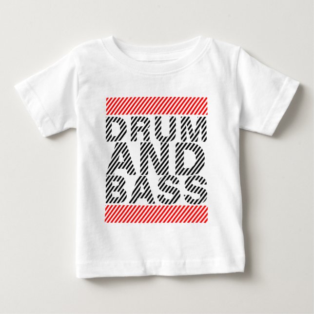 T-shirt Pour Bébé Tambour et basse (Devant)