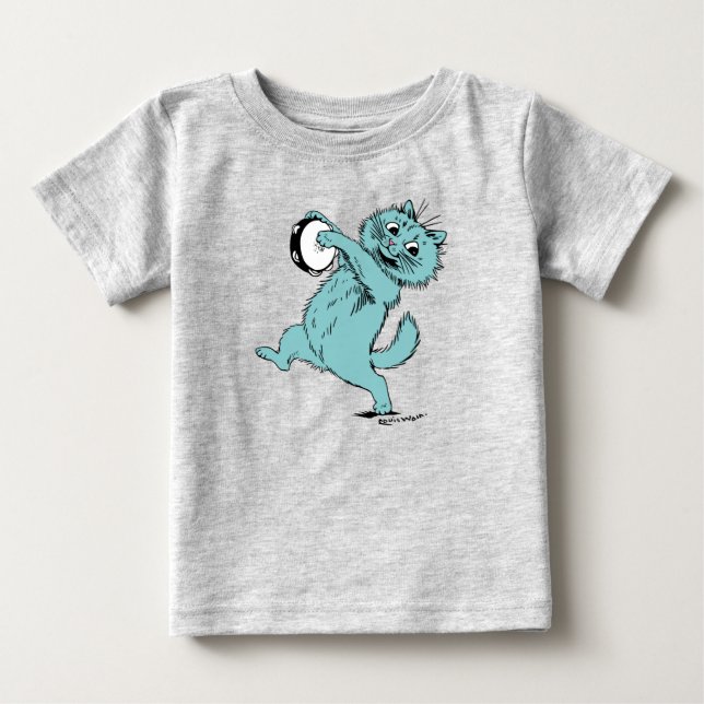 T-shirt Pour Bébé Tambourine Musical Cat (Devant)