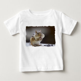T-shirt Pour Bébé Tamia avec la pleine photo de joues