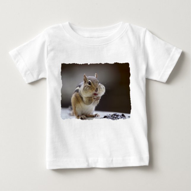 T-shirt Pour Bébé Tamia avec la pleine photo de joues (Devant)