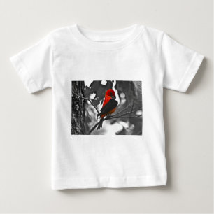 T-shirt Pour Bébé Tangara écarlate mâle