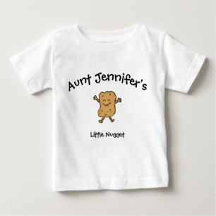 T-shirt Pour Bébé Tante Vêtements bébé Petit Nugget Niece Nephew