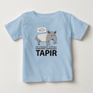 T-shirt Pour Bébé Tapir drôle et mignon mais désagréable