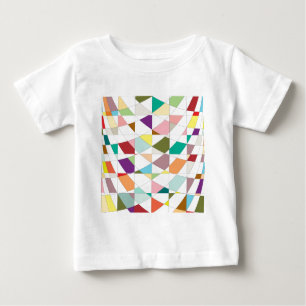 T-shirt Pour Bébé Tapisserie aux couleurs Abstraites