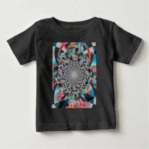 T-shirt Pour Bébé Tapisserie kényane Kaleidoscope