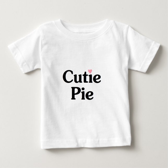 T-shirt Pour Bébé Tarte de Cutie (Devant)
