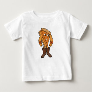 T-shirt Pour Bébé Tarte Forte Portant Des Bottes