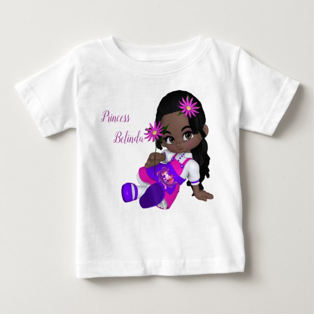 T-shirt Pour Bébé Tarte Tourbillonnant colorée (Devant)