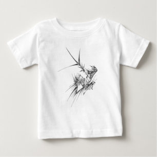T-shirt Pour Bébé Tatouage tribal abstrait noir blanc du nord