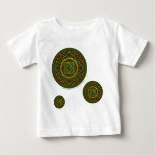 T-shirt Pour Bébé Taurus Mandala Enfant et bébé léger shirt