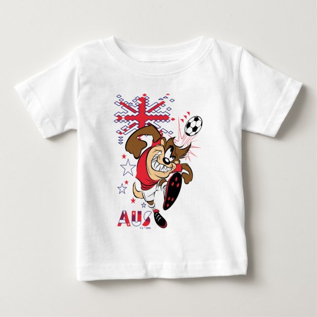 T-shirt Pour Bébé TAZ™ Team Australia Soccer Graphic (Devant)