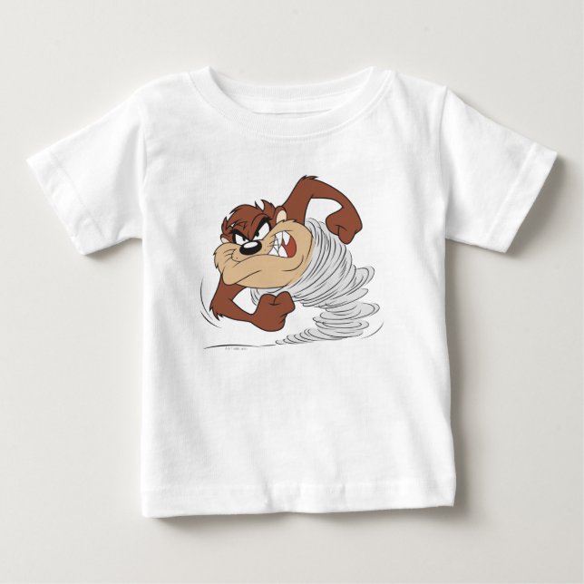 T-shirt Pour Bébé TAZ™ tourne vite (Devant)