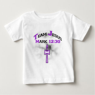 T-shirt Pour Bébé Team Jesus Mark 12:30